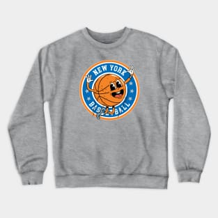 New York Basketball - Retro Hoops Crewneck Sweatshirt